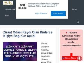 'sgkbilgisi.com' screenshot
