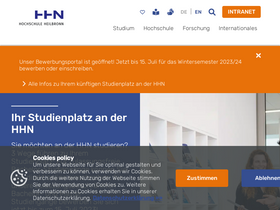 'hs-heilbronn.de' screenshot