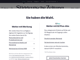 'sueddeutsche.de' screenshot