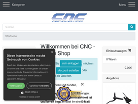 'cnc-bike.de' screenshot