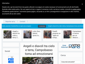 'primopianomolise.it' screenshot