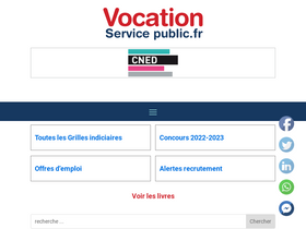 'vocationservicepublic.fr' screenshot