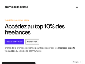 'cremedelacreme.io' screenshot