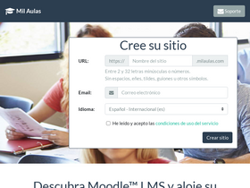 'milaulas.com' screenshot