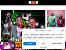 'zambianmusicblog.co' screenshot