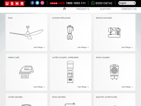 'usha.com' screenshot