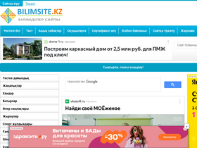 'bilimsite.kz' screenshot