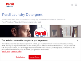 'persilproclean.com' screenshot