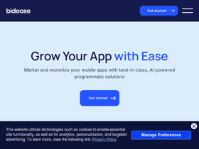 'bidease.com' screenshot