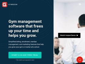 'gymdesk.com' screenshot
