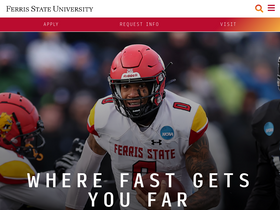 'ferris.edu' screenshot