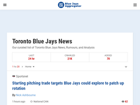 'bluejaysaggr.com' screenshot