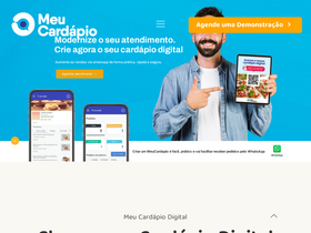 'meucardapio.ai' screenshot