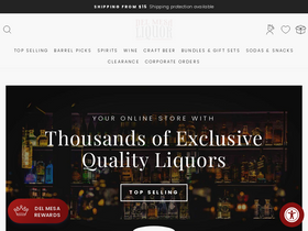 'delmesaliquor.com' screenshot