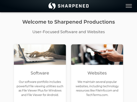'sharpened.com' screenshot