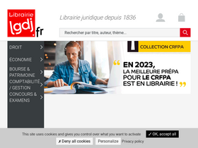 'lgdj.fr' screenshot