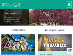 'st-hyacinthe.ca' screenshot