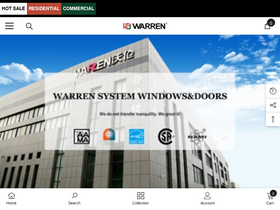 warrengroupwindows.com homepage screenshot