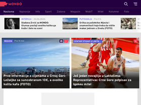 'mondo.ba' screenshot