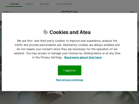 'atea.no' screenshot