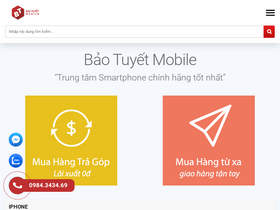 'baotuyetmobile.vn' screenshot
