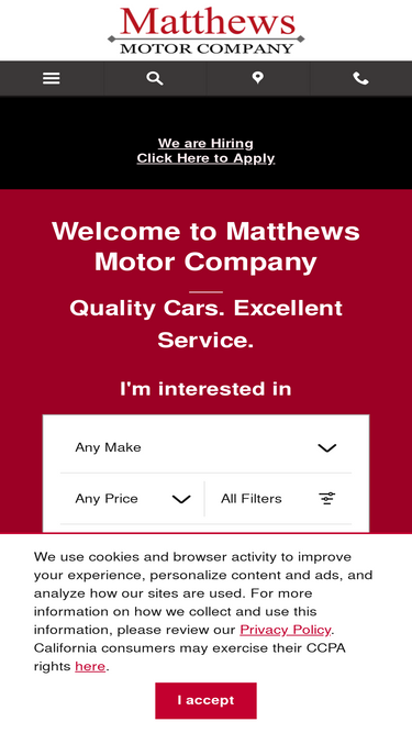matthewsmotorcompany.com