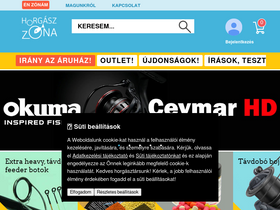 'horgasz-zona.hu' screenshot