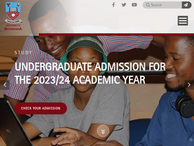 'medupe.ub.bw' screenshot