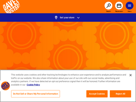 'daveandbusters.com' screenshot