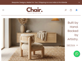 chaircollective.com homepage screenshot