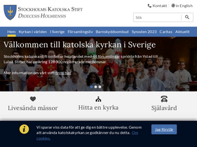 'katolskakyrkan.se' screenshot