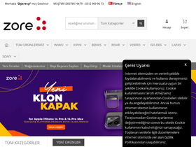 'zoreaksesuar.com' screenshot
