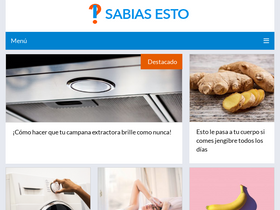 'sabiasesto.es' screenshot