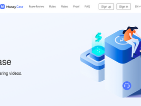 'moneycase.io' screenshot