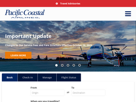 'pacificcoastal.com' screenshot