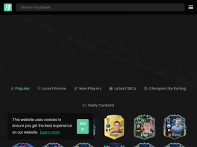 'futbin.com' screenshot