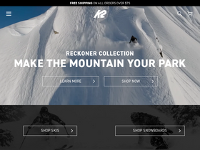 'k2snow.com' screenshot