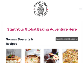 'internationaldessertsblog.com' screenshot