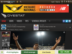 'dyestat.com' screenshot