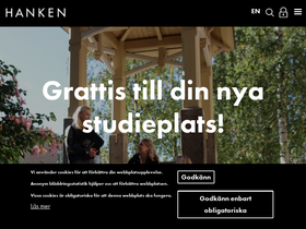 'hanken.fi' screenshot