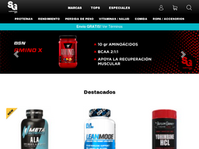 'suplementosgym.com.mx' screenshot