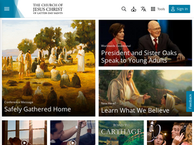 'churchofjesuschrist.org' screenshot