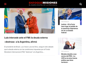 'enfoquemisiones.com' screenshot