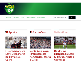 'esportesdp.com.br' screenshot