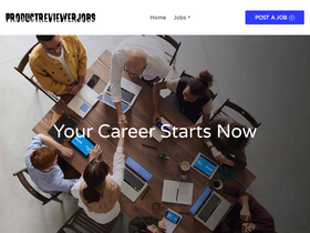 'productreviewerjobs.com' screenshot