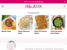 'theblondcook.com' screenshot