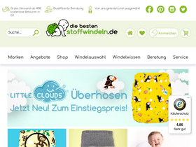'die-besten-stoffwindeln.de' screenshot