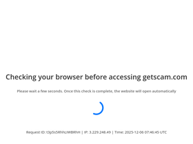 'getscam.com' screenshot