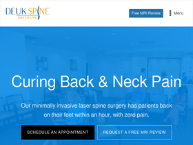 'deukspine.com' screenshot