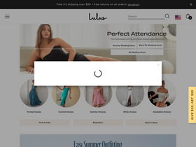 'lulus.com' screenshot